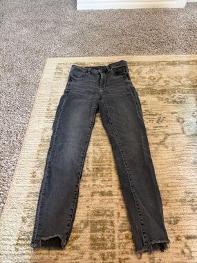 American Eagle Outfitters Black Skinny High-Rise Jeans
